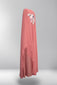 Lara Batwing Abaya - Coral Blush