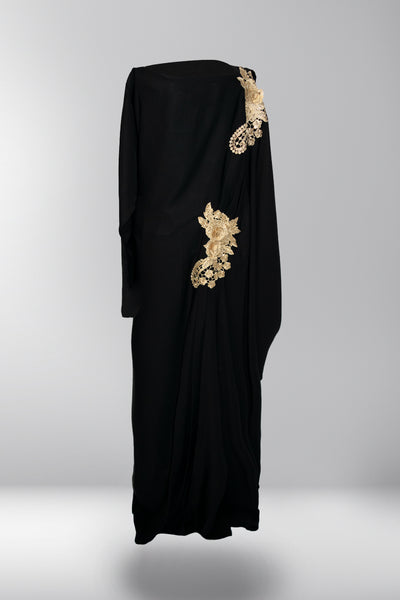 Dubaya Closed Cape Sleeve Abaya