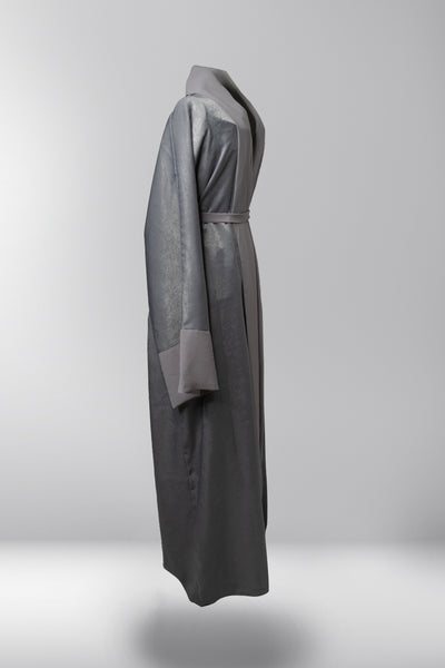 Zam Zam Open Abaya - Silver Lining