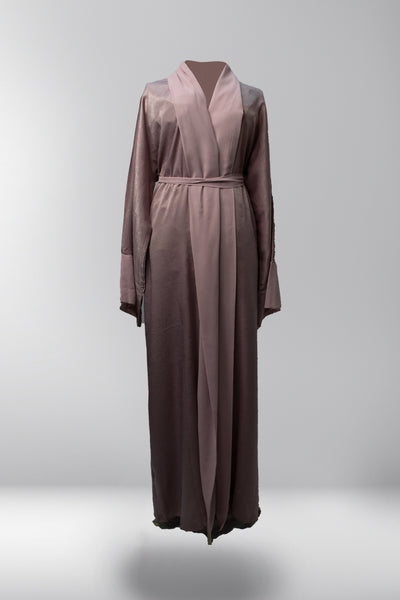 Zam Zam Open Abaya - Whispering Mauve