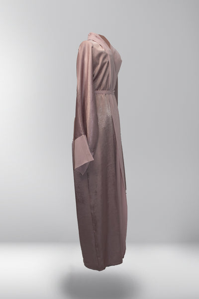 Zam Zam Open Abaya - Whispering Mauve