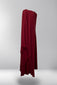 Lana Closed Abaya - Scarlet Red