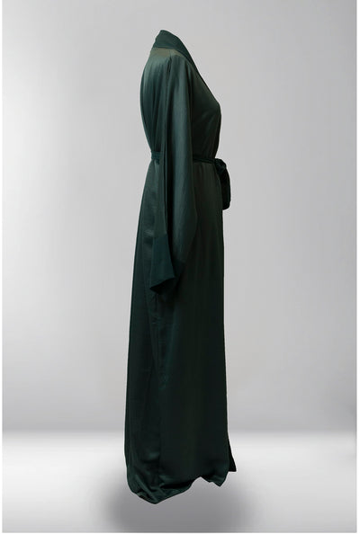 Zam Zam Open Abaya - Arabian Green