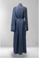 Zam Zam Open Abaya - Powder Blue